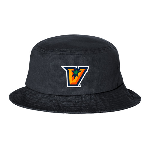  Sportsman Black Bucket Hat - V Secondary Logo