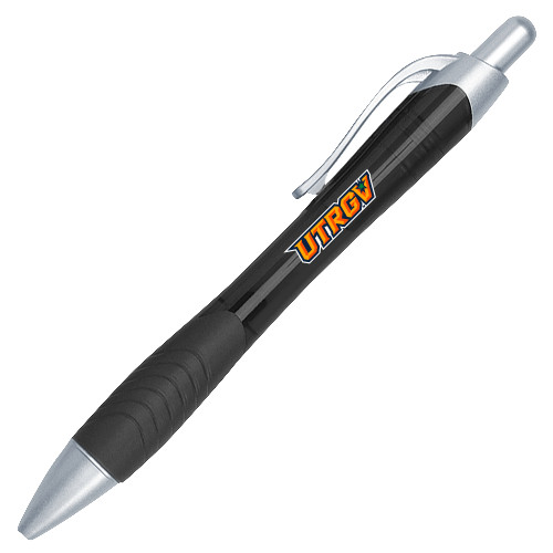  Metallic Mykonos Black Pen - UTRGV Primary Logo
