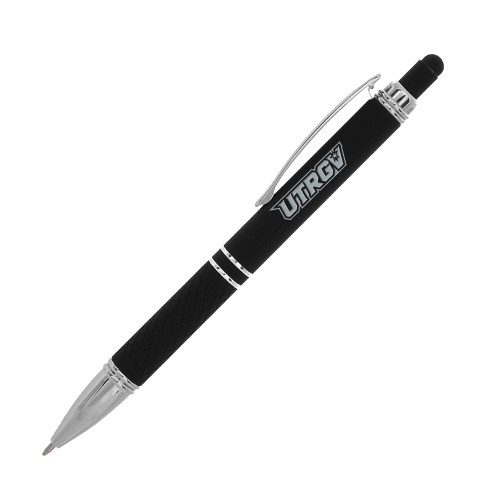  Quilted Black Stylus Pen - UTRGV Primary Logo Engraved