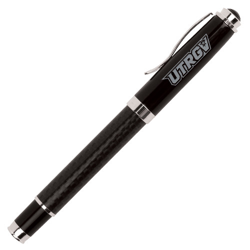  Luna Black Rollerball Pen - UTRGV Primary Logo Engraved