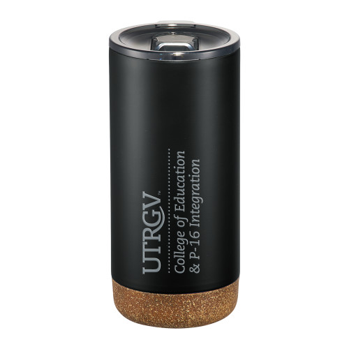  Valhalla Vacuum Insulated Black Tumbler 16oz - UTRGV - College of Education and P-16 Integration Engraved