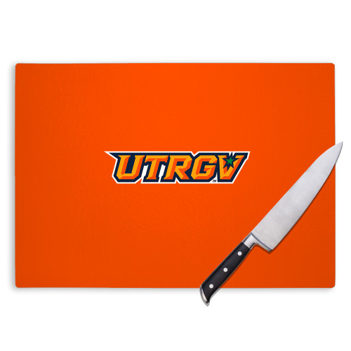  Cutting Board - UTRGV Primary Logo