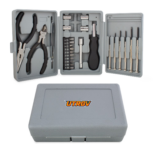  Compact 26 Piece Deluxe Tool Kit - UTRGV Primary Logo