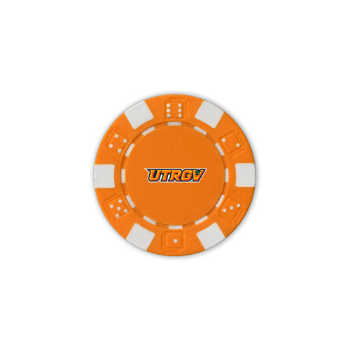  Orange Game Chip - UTRGV Primary Logo