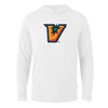 Thumbnail image for  White Long Sleeve Hooded Tee