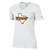 Thumbnail image for  Champion Womens White VNeck Tee