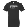 Thumbnail image for  Bella + Canvas Black Jersey Cotton T Shirt