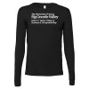 Thumbnail image for  Bella + Canvas Black Jersey Cotton Long Sleeve T Shirt