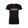 Thumbnail image for  Next Level Girls Black Fashion Fit T Shirt