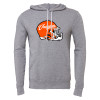 Thumbnail image for  Bella + Canvas Heather Grey Fleece Hood