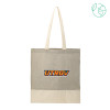 Thumbnail image for  Split Recycled Grey Cotton Twill Convention Tote