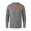 Thumbnail image for  Grey Heather Long Sleeve Hooded Tee