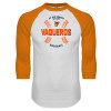 Thumbnail image for  White/Orange Raglan Baseball T Shirt