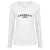 Thumbnail image for  Womens White Long Sleeve V Neck Tee