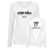 Thumbnail image for  Womens White Long Sleeve V Neck Tee