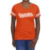 Thumbnail image for  Fall Rush Ladies Orange 60/40 Football Tee
