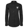 Thumbnail image for  Womens Black Twill Button Down Long Sleeve 