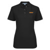 Thumbnail image for  Womens Silk Touch Black Pique Polo
