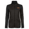 Thumbnail image for  Womens Black Heather Fleece Jacket