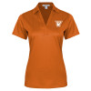 Thumbnail image for  Womens Orange Performance Fine Jacquard Polo