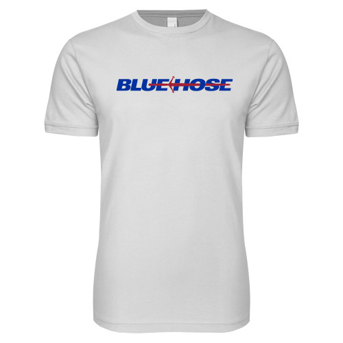  Next Level White SoftStyle T Shirt - Blue Hose