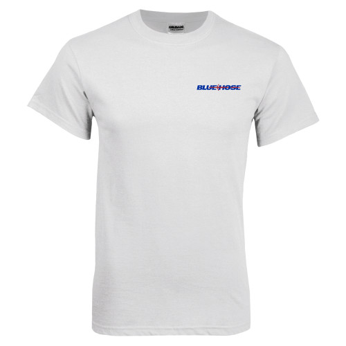  White T Shirt - Blue Hose