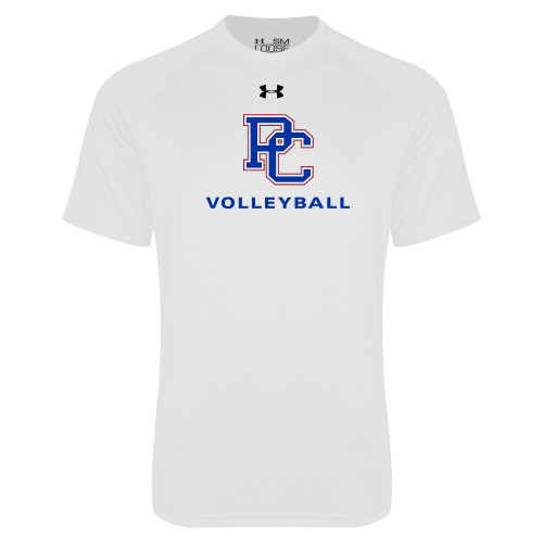 Under Armour White Tech Tee - Volleyball