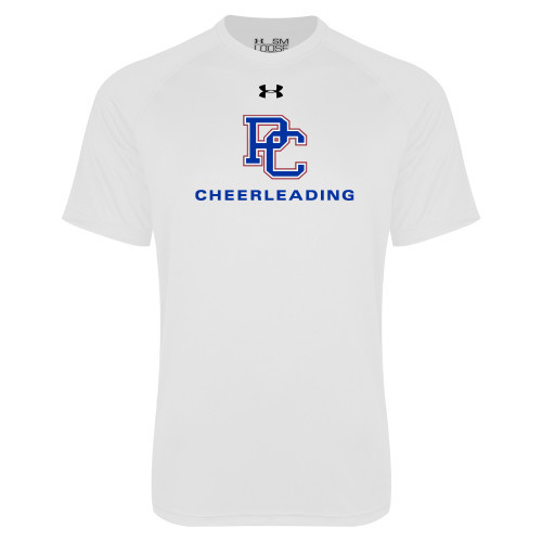  Under Armour White Tech Tee - Cheerleading