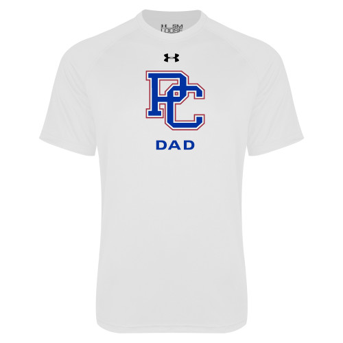  Under Armour White Tech Tee - Dad