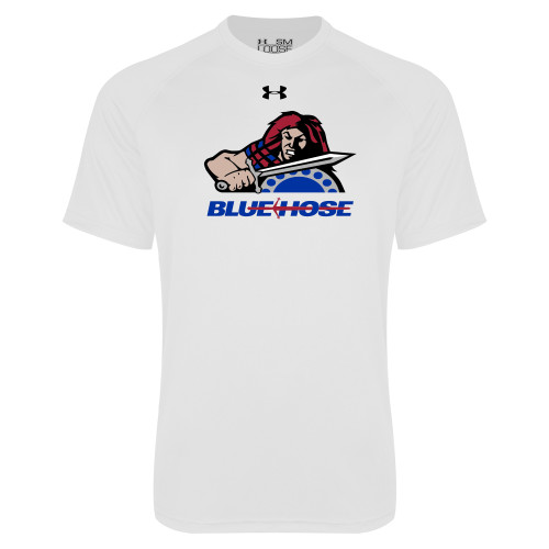  Under Armour White Tech Tee - Mascot