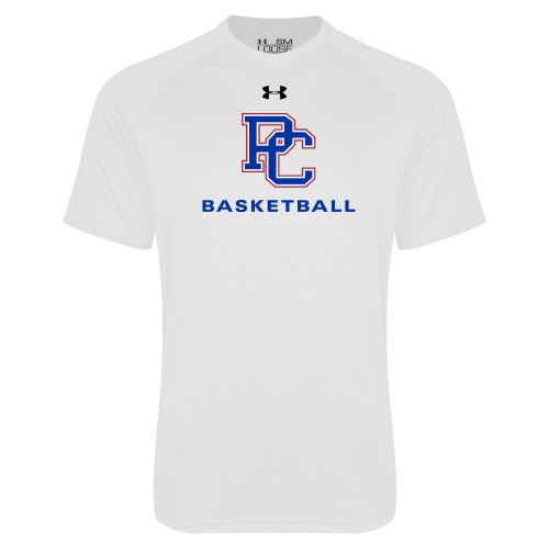  Under Armour White Tech Tee - Basketball