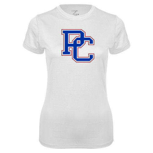  Womens White Performance Tee - PC