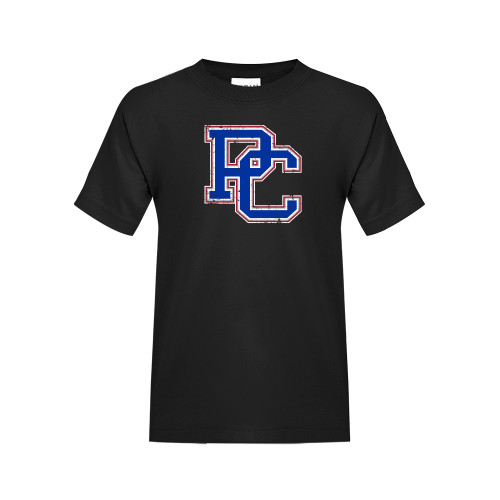  Youth Black T Shirt - PC Distressed