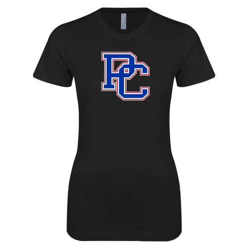  Next Level Womens Black Boyfriend Tee - PC