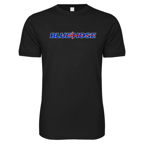  Next Level Black SoftStyle T Shirt - Blue Hose