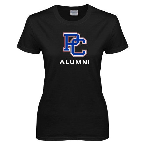  Womens Black Short Sleeve Tee - Alumni