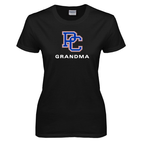  Womens Black Short Sleeve Tee - Grandma