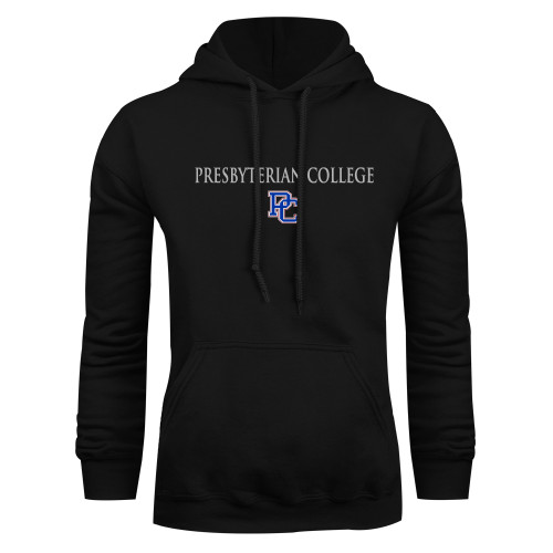  College Black Fleece Hoodie - Presbyterian College w PC