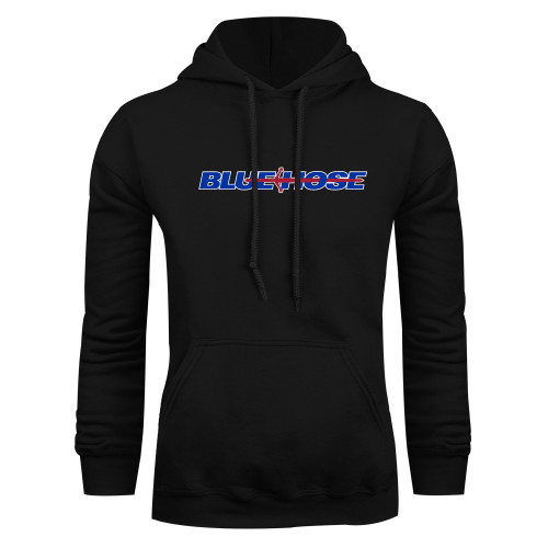  College Black Fleece Hoodie - Blue Hose