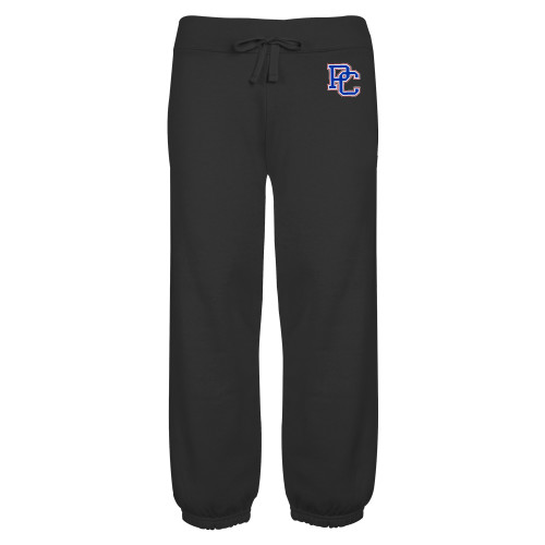  ENZA Womens Black Banded Fleece Capri - PC