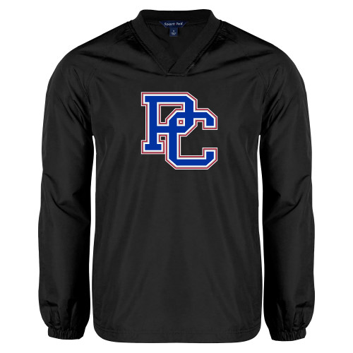  Black V Neck Raglan Windshirt - PC