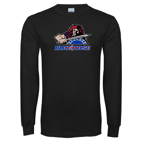  Black Long Sleeve T Shirt - Mascot