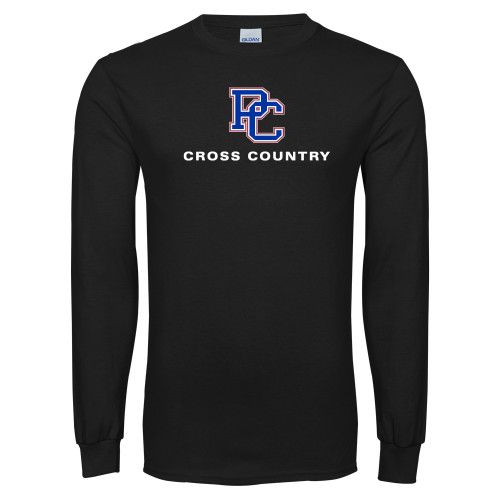  Black Long Sleeve T Shirt - Cross Country