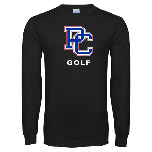  Black Long Sleeve T Shirt - Golf