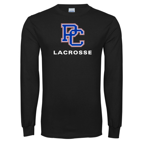  Black Long Sleeve T Shirt - Lacrosse
