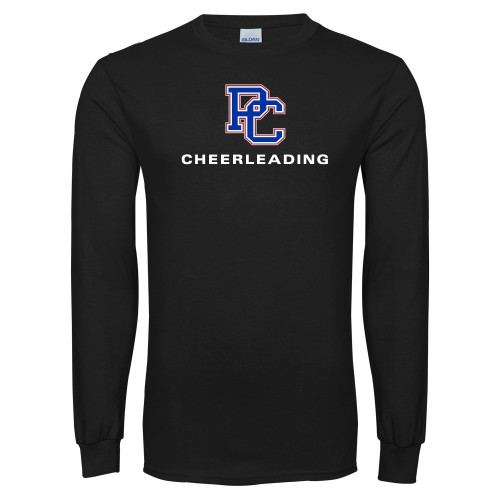  Black Long Sleeve T Shirt - Cheerleading