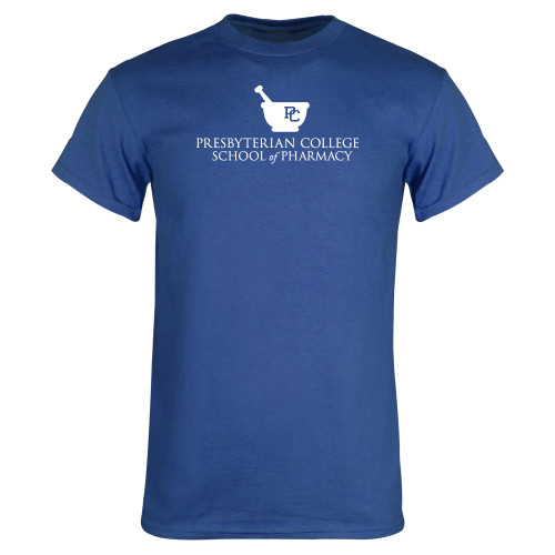  Royal T Shirt - Presbyterian College - School of Pharmacy Wordmark