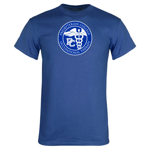  Royal T Shirt - Presbyterian College - Occupational Therapy Seal