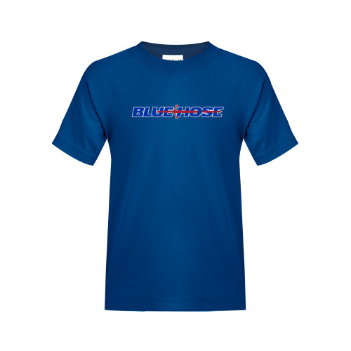  College Youth Royal T Shirt - Blue Hose