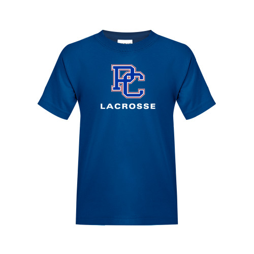  College Youth Royal T Shirt - Lacrosse